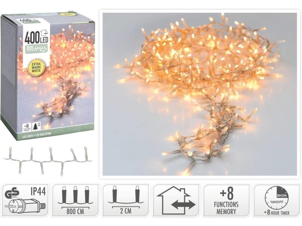 Lučke novoletne LED cluster 400/1