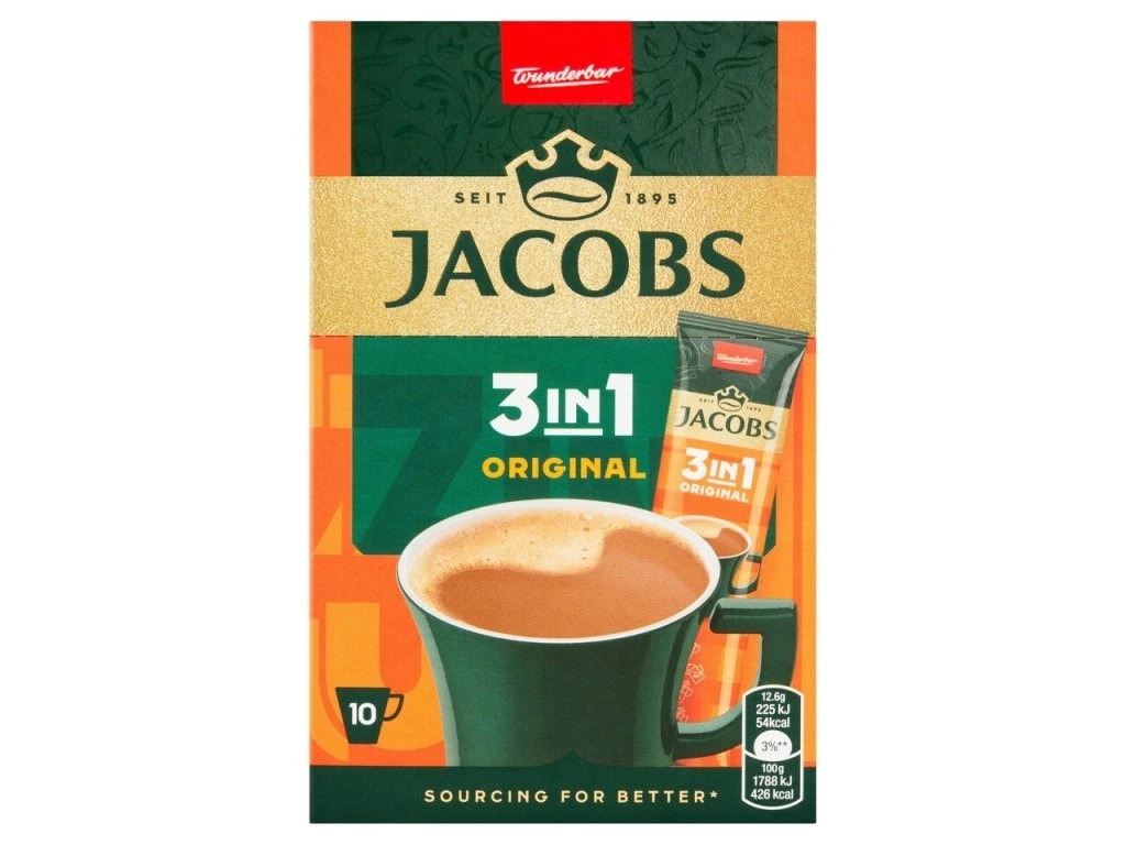 Kava Jacobs 302,4 g, 297,6 g, 132 g, 126,4 g