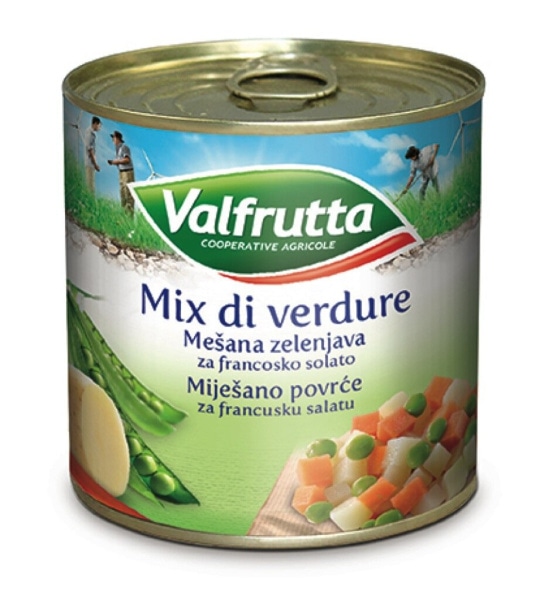 Mešanica zelenjave za francosko solato Valfrutta 400 g