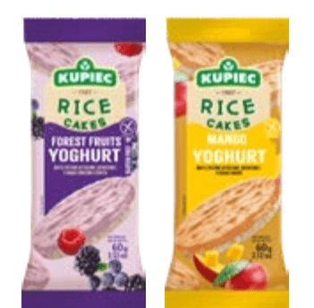 Riževi vaflji obliti z jogurtom 60 g