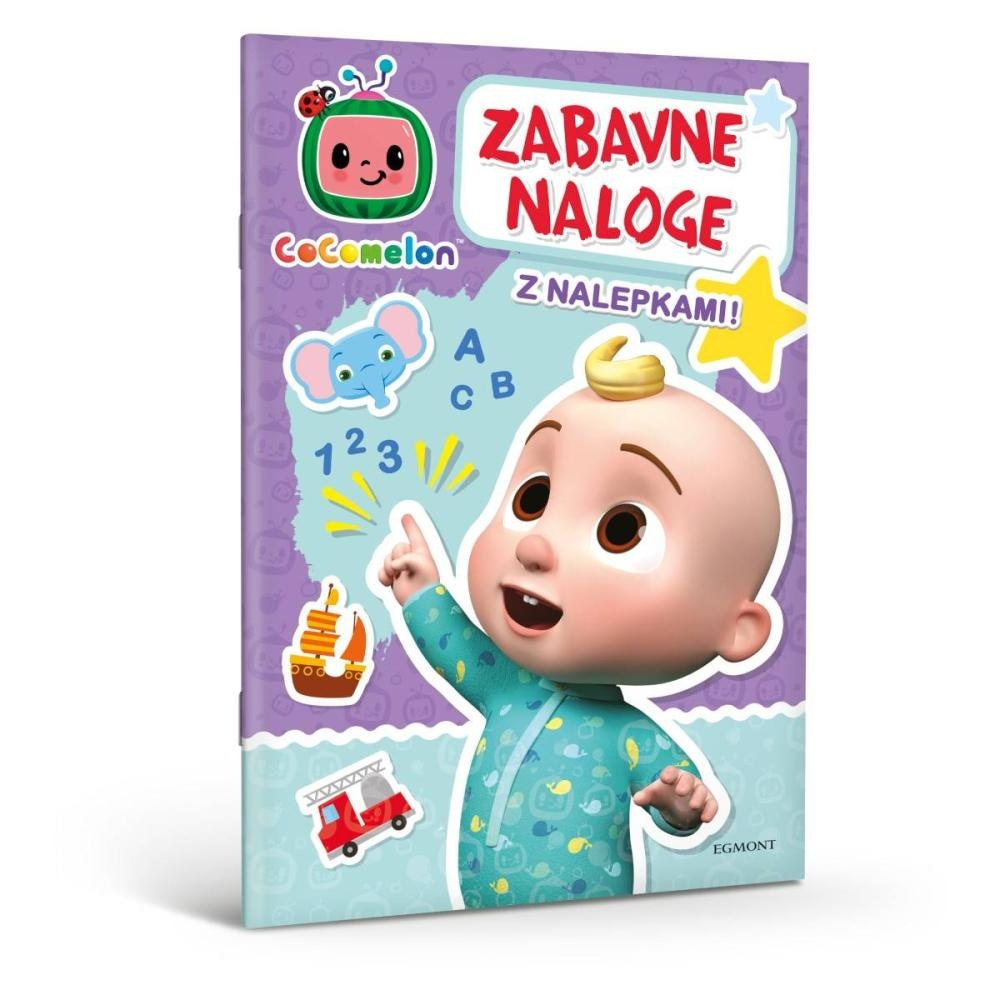 Cocomelon Zabavne naloge z nalepkami!