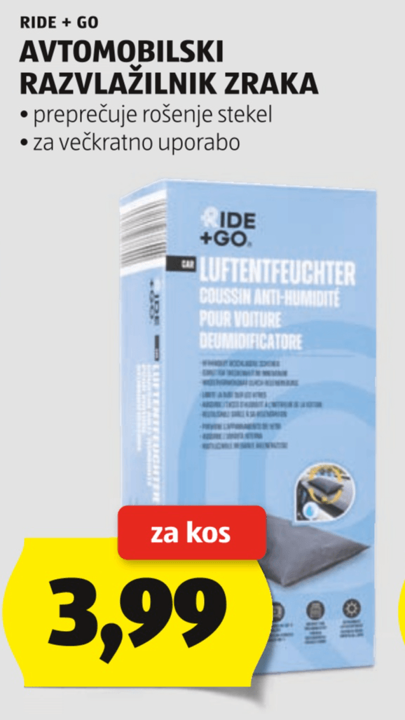 Avtomobilski razvlažilnik zraka