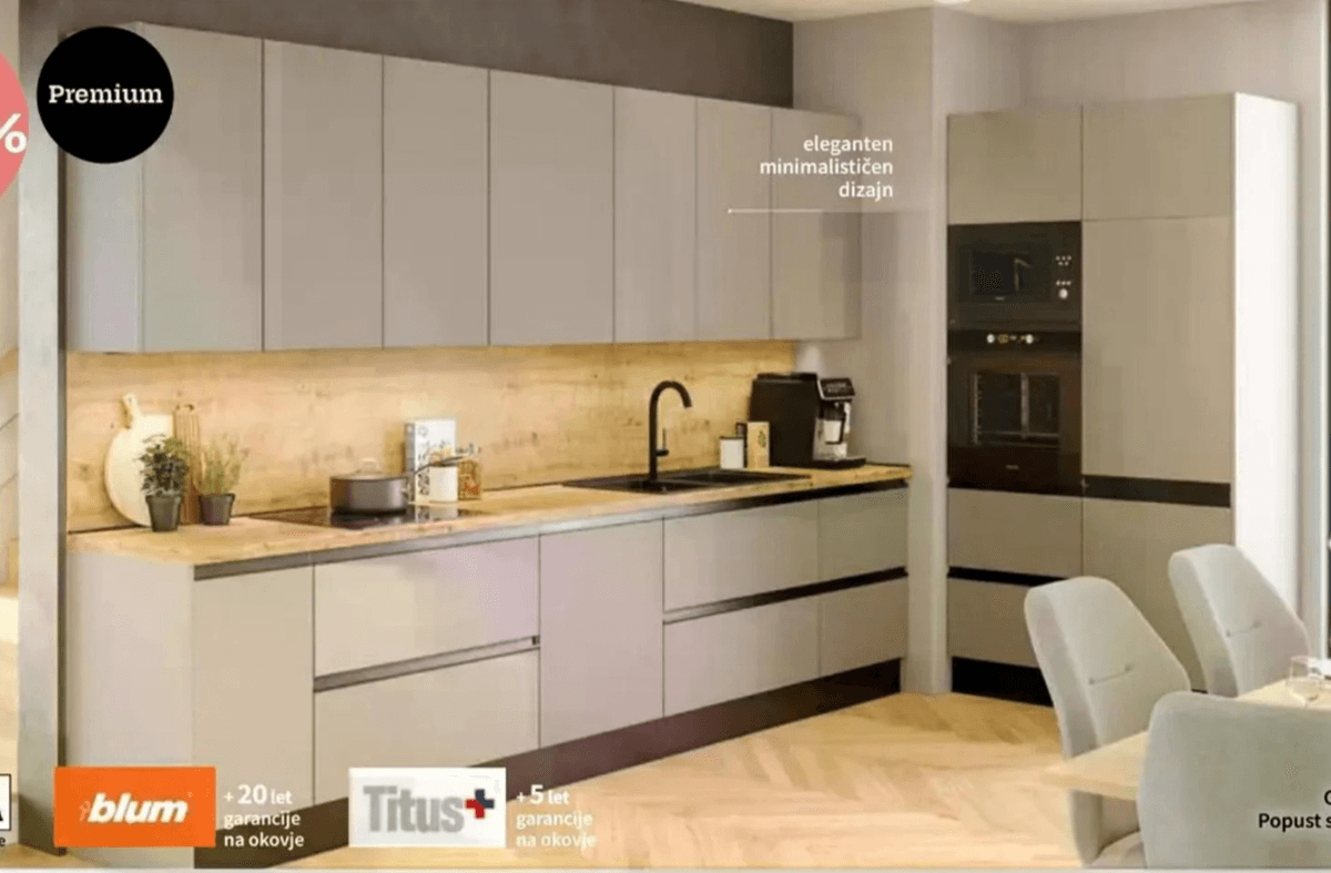 NEA kuhinja po meri - Akcija v trgovini Prima