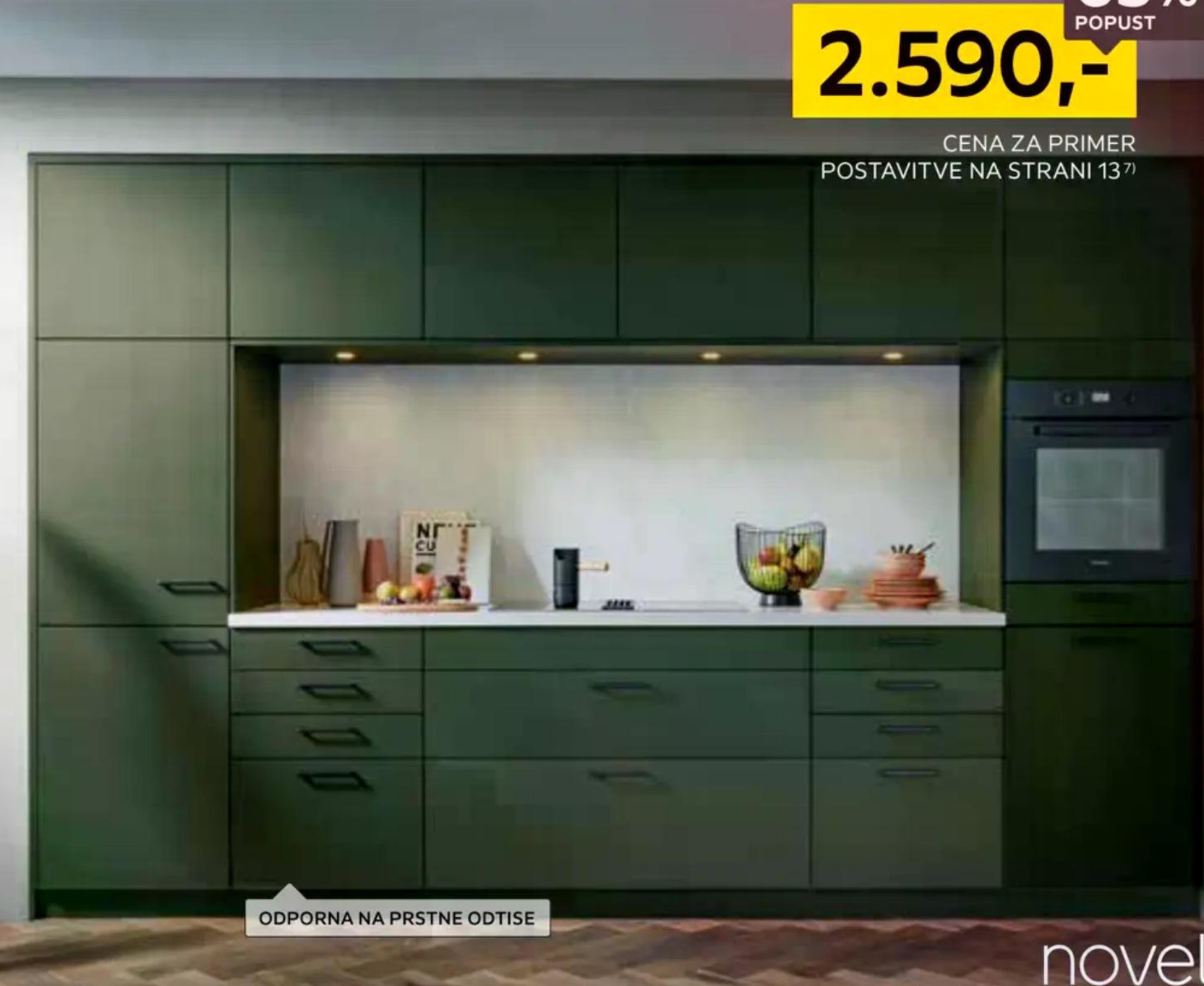 Silvia 2026-Minimalizem in kuhinja po meri - Akcija v trgovini Lesnina