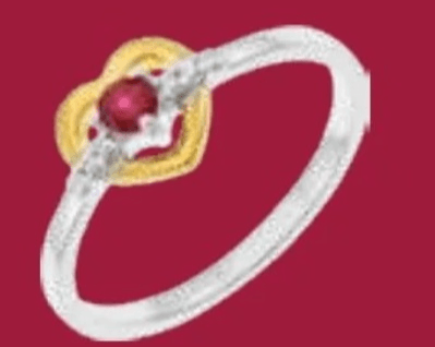 Prstan z rodolitom velikost: 14 - Akcija v trgovini E.Leclerc
