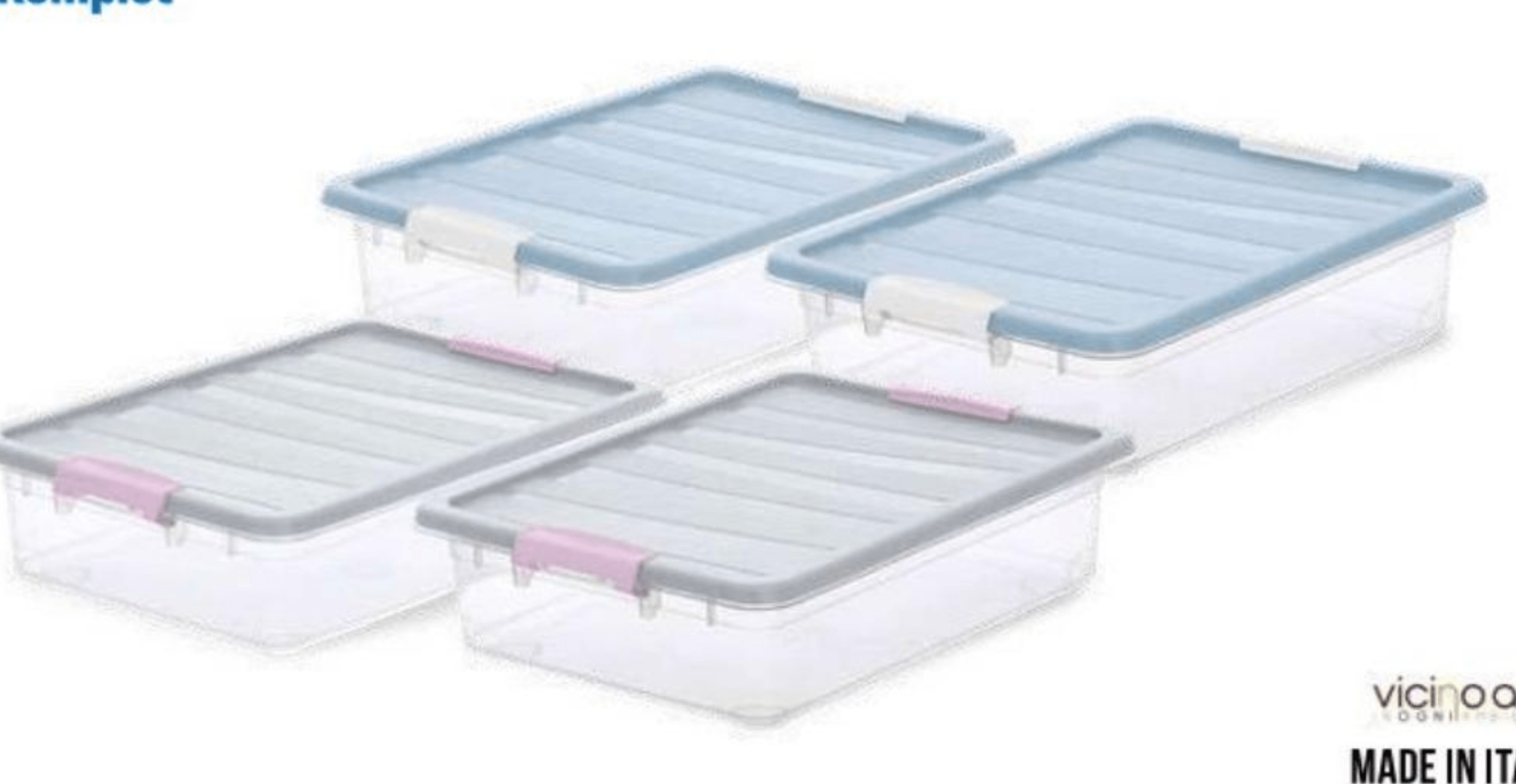 Komplet plastičnih posod 2 kom, 8 L - Akcija v trgovini Eurospin