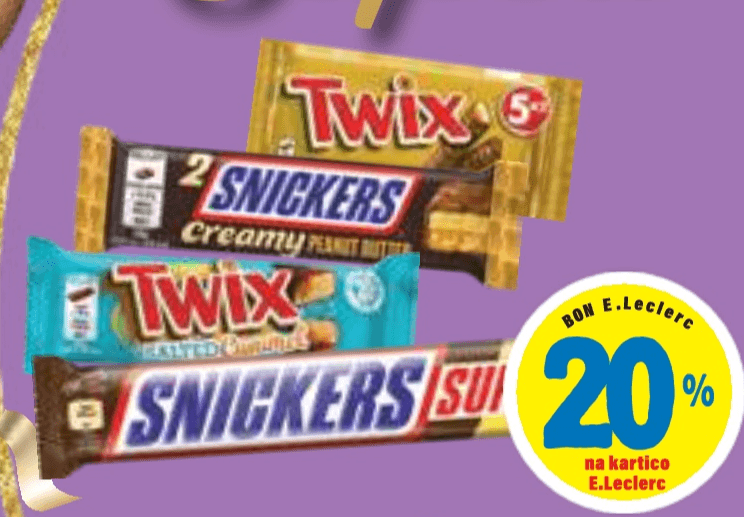 Čokolada Twix Xtra 75 g - Akcija v trgovini Mercator
