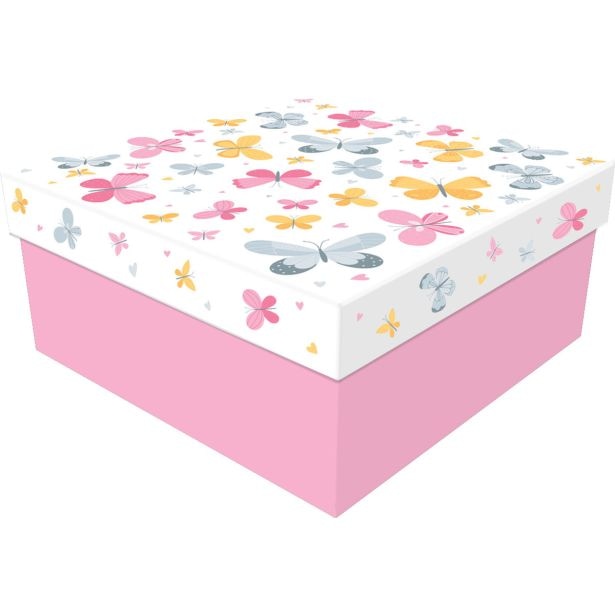 Darilna škatla z dekoracijo