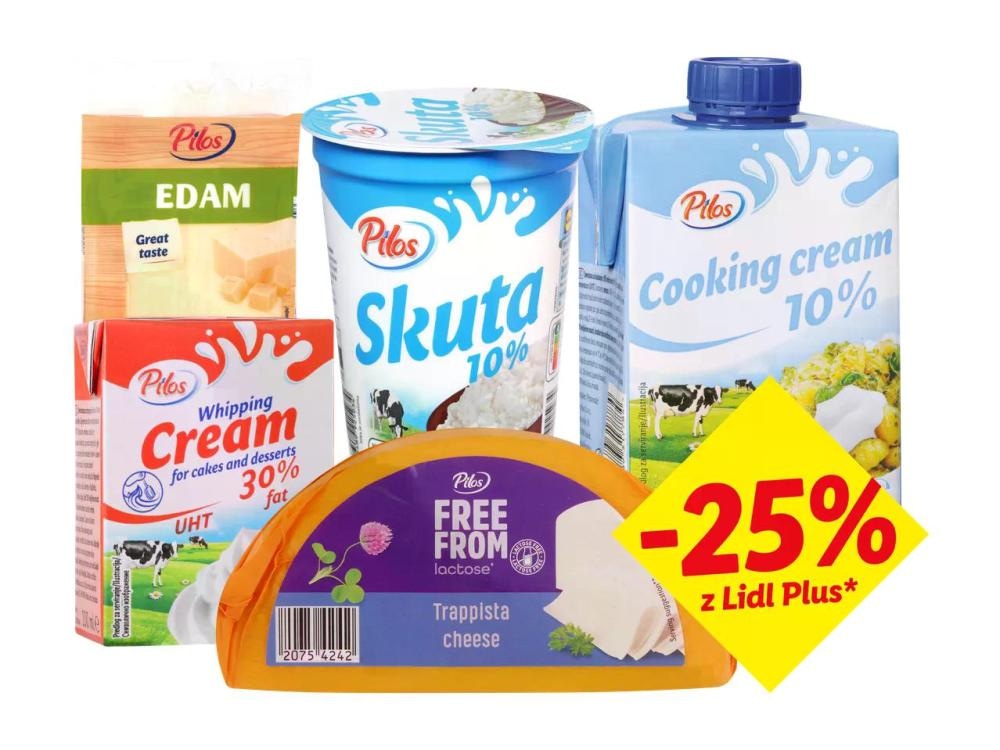 PILOS Izbrani mlečni izdelki