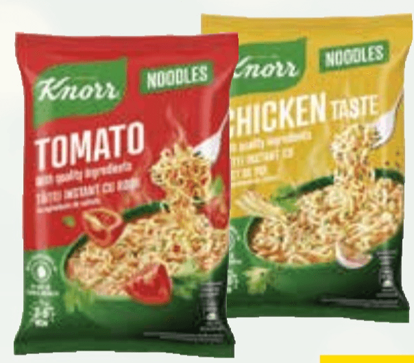 Instant testenine Knorr od 55 do 75 g
