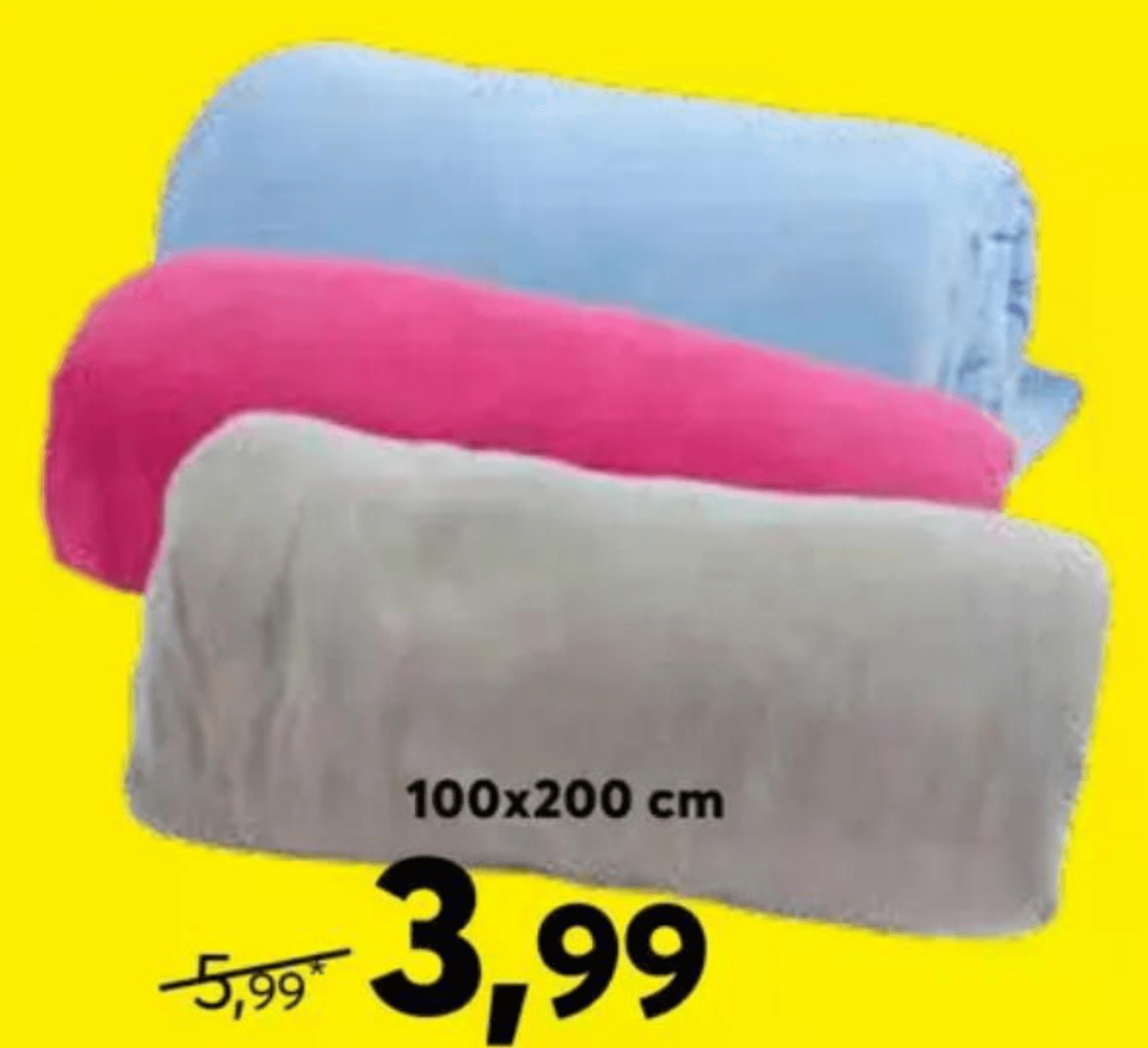 Napenjalna rjuha 100x200 cm