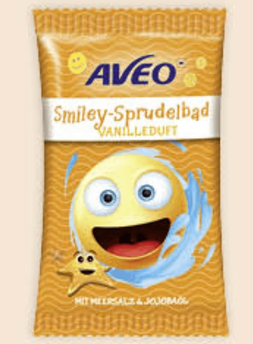 AVEO KIDS otroška peneča kopel Smiley 40g