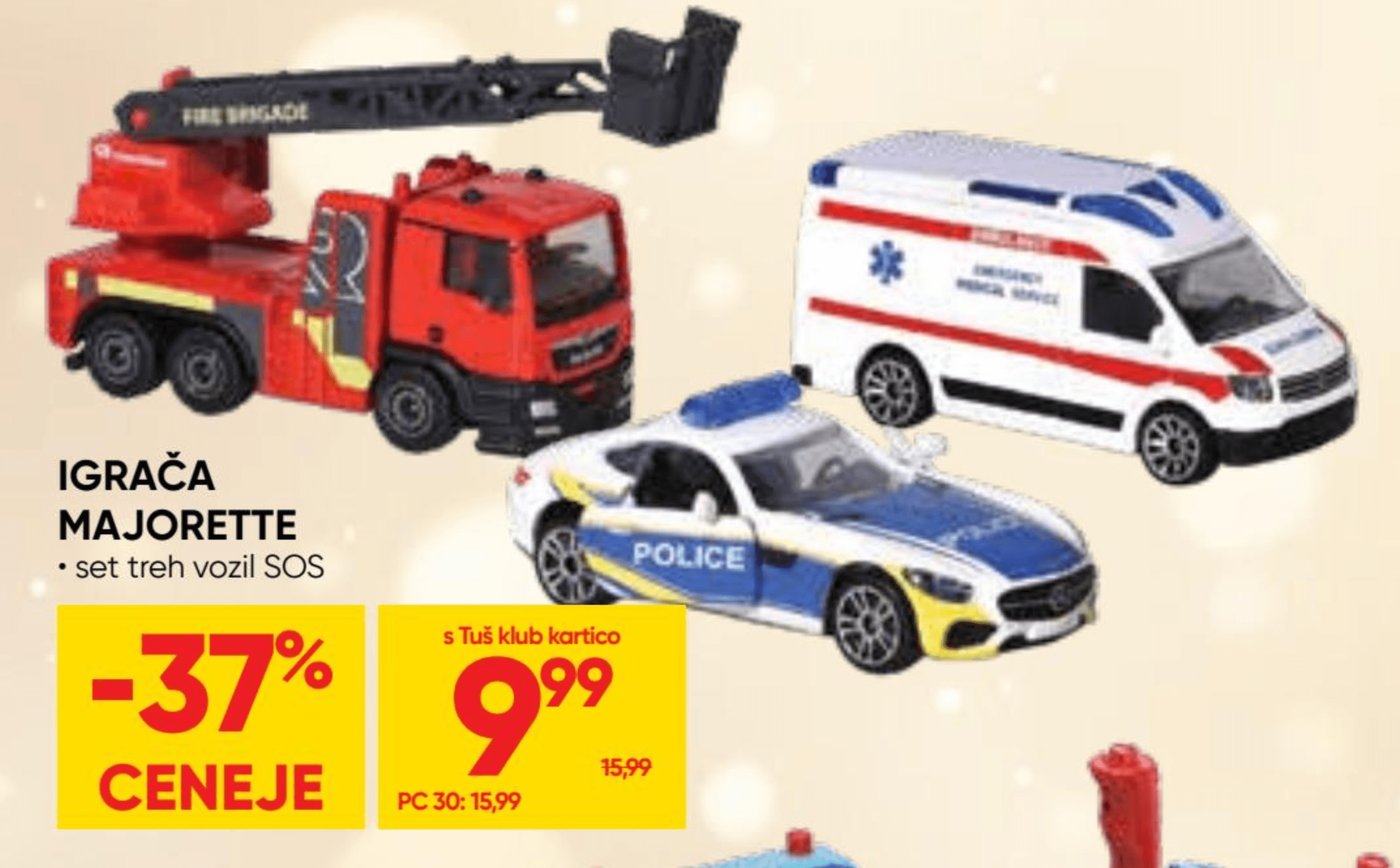 Igrača Majorette 3 kom