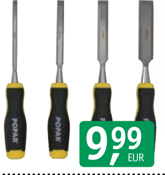 Mizarska dleta 4 delna garnitura