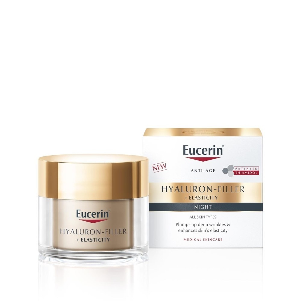 Eucerin Hyaluron-Filler+ Elasticity nočna krema 50 ml Akcija v trgovini E.Leclerc