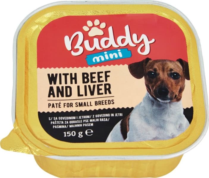 Hrana za pse Buddy Mini 150 g Akcija v trgovini Mercator