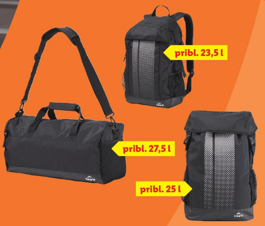 Crivit Športna torba/nahrbtnik Akcija v trgovini Lidl
