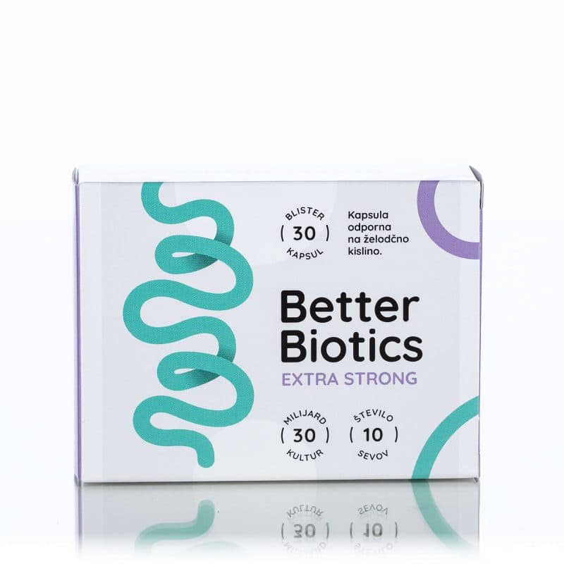 Extra strong 30 kapsul Better Biotics Akcija v trgovini Tuš