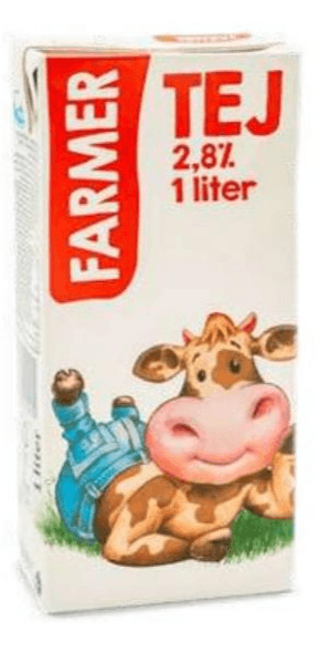 Farmer mleko 2,8% M. M. 1 l Akcija v trgovini Eurospin