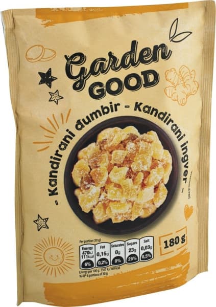 Kandirani ingver Garden Good 180 g Akcija v trgovini Mercator