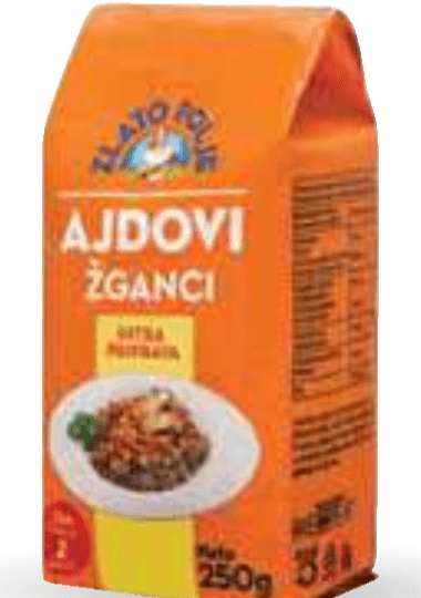 Ajdovi žganci Zlato polje 250 g Akcija v trgovini Mercator