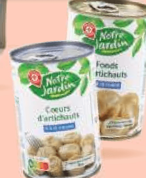 Artičoke Notre Jardin 400 g Akcija v trgovini E.Leclerc