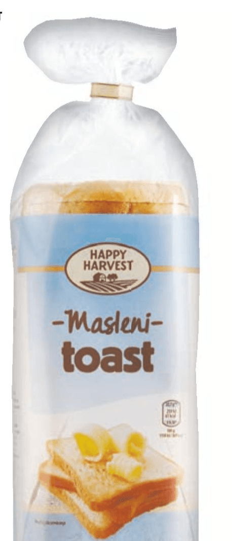 Happy Harvest toast 500 g Akcija v trgovini Hofer