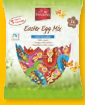 Polnjena čokoladna jajčka 180 g Favorina - Akcija v trgovini Lidl