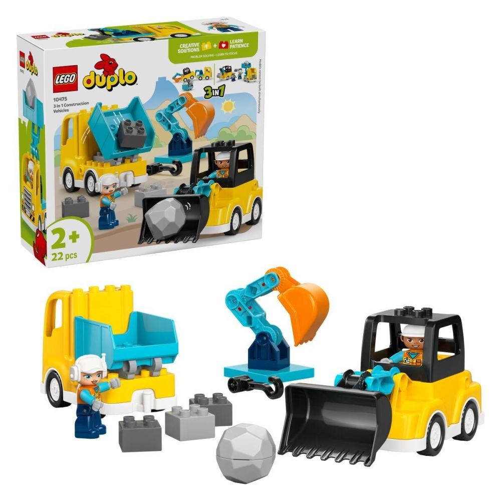 LEGO DUPLO GRADBENA VOZILA SET 3V1 - Akcija v trgovini Mueller