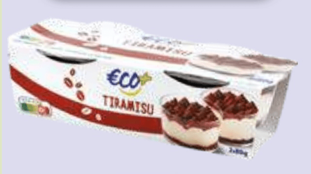 Desert Tiramisu 160 g ECO+ Akcija v trgovini E.Leclerc