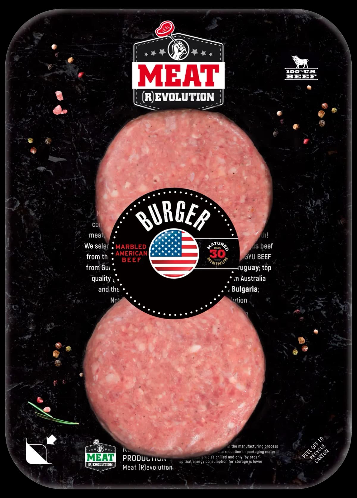 Meat Revolution svež Black Angus Prime burger 250 g Akcija v trgovini Lidl