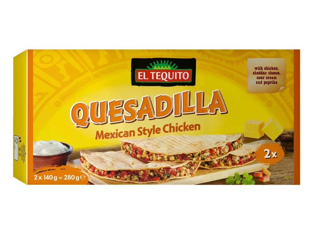 EL TEQUITO Quesadilla 2 x 140 g - Akcija v trgovini Lidl