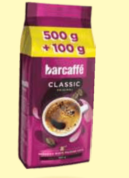 Mleta kava Barcaffé 500 g + 100 g Akcija v trgovini E.Leclerc