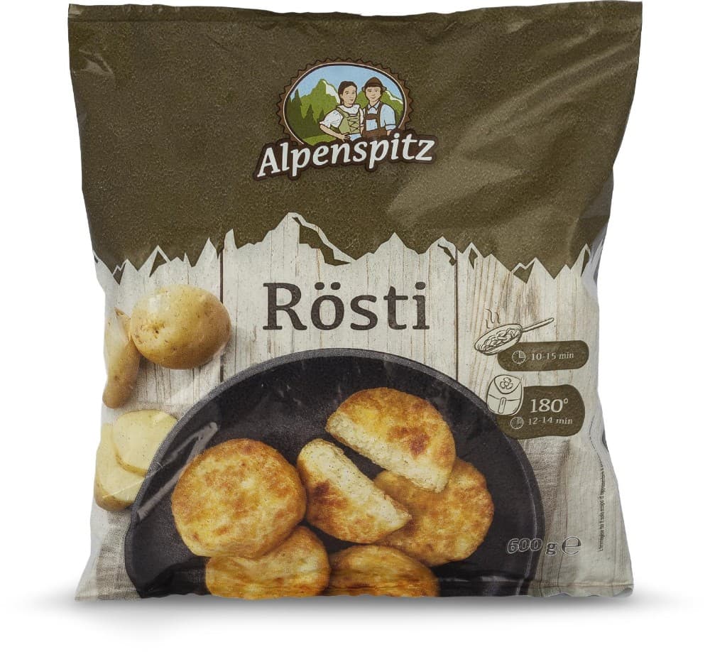 Alpenspitz krompirjev rösti s čebulo 600 g Akcija v trgovini Eurospin