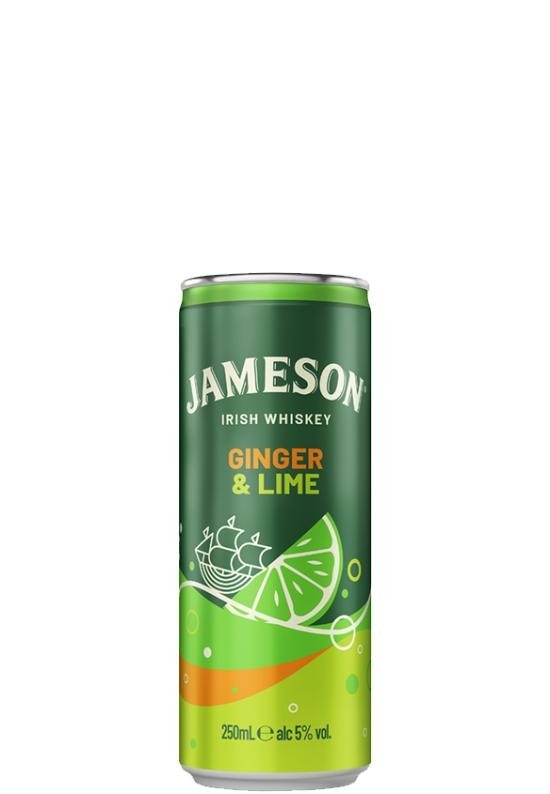 Jameson Ginger Ale & Lime 250ml - Akcija v trgovini Mercator