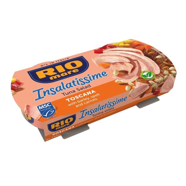 Tunina v solati Insalatissime Rio Mare 2x 160 g Akcija v trgovini E.Leclerc