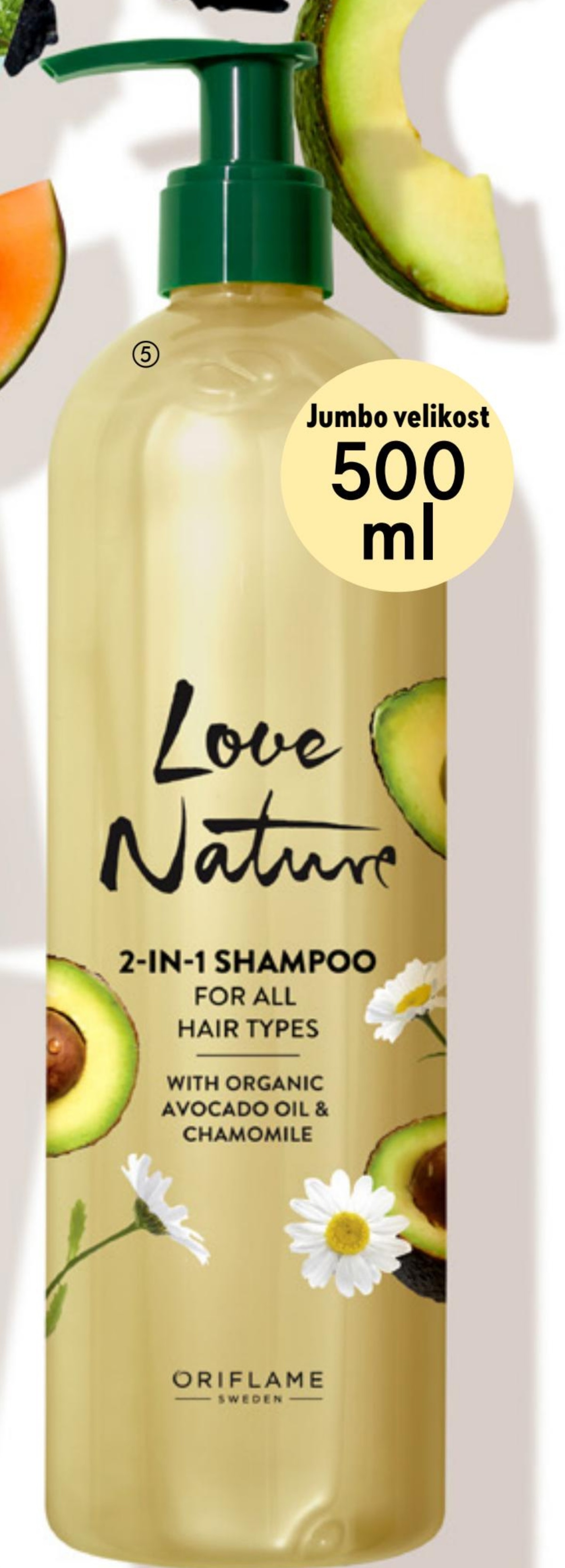 Love Nature 2-v-1 šampon 500 ml - Akcija v trgovini Oriflame