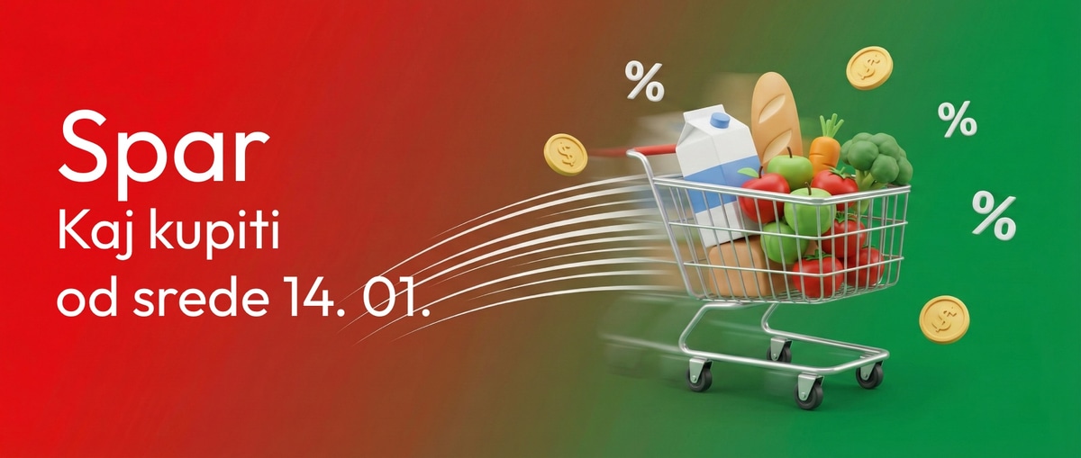 Kaj kupiti v Sparu? Izpostavljamo najboljše akcije od 14. 01.