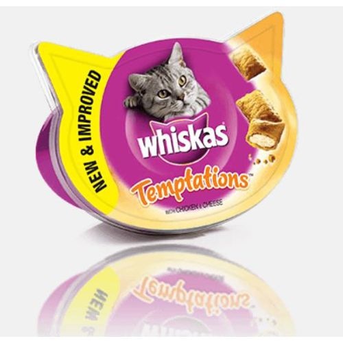 Whiskas Temptations prigrizki za mačke 60 g - Akcija v trgovini Mercator