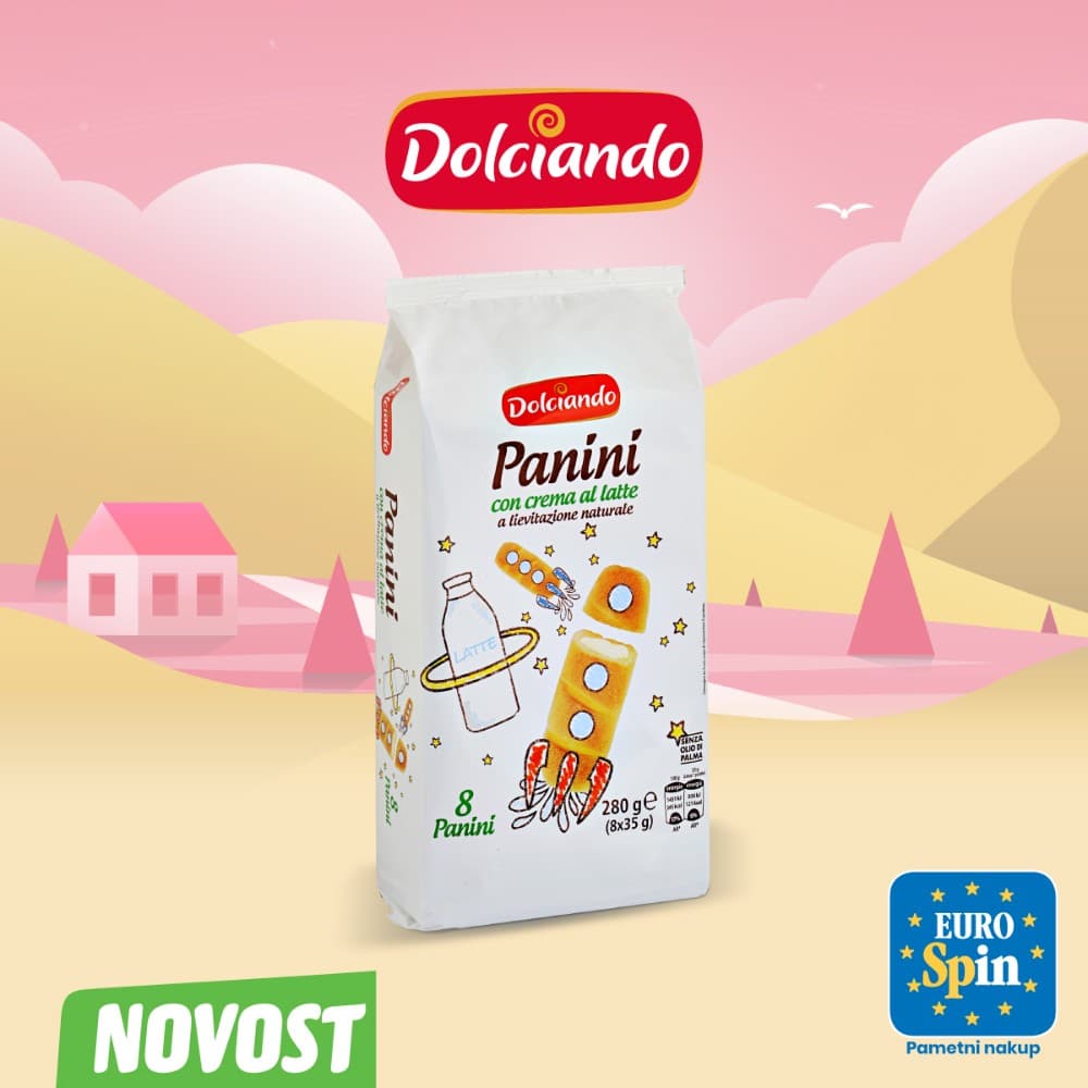 Dolciando Mlečni kruhki 400 g Akcija v trgovini Eurospin