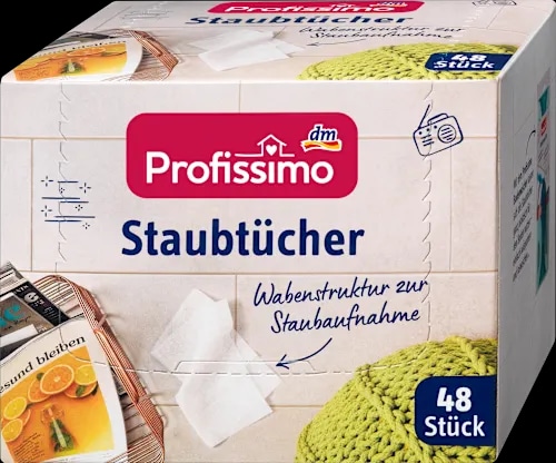 Profissimo krpe za brisanje prahu 48 kosov - Akcija v trgovini Dm