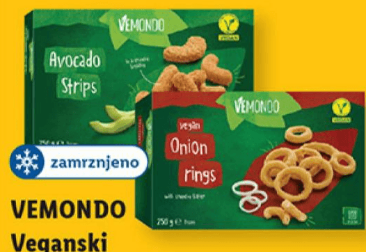 Veganski panirani prigrizki 250 g Vemondo Akcija v trgovini Lidl
