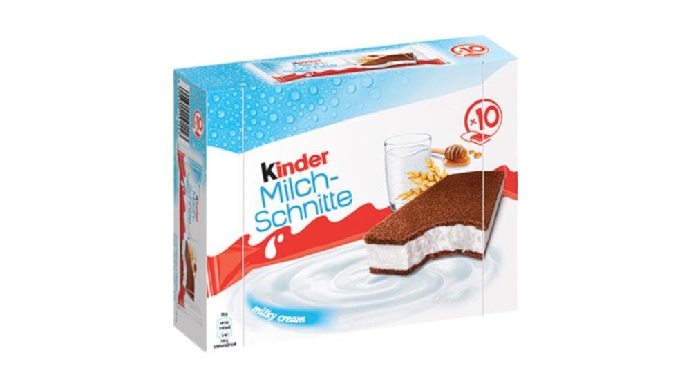 Mlečna rezina Milch-Schnitte Kinder 280 g Akcija v trgovini E.Leclerc