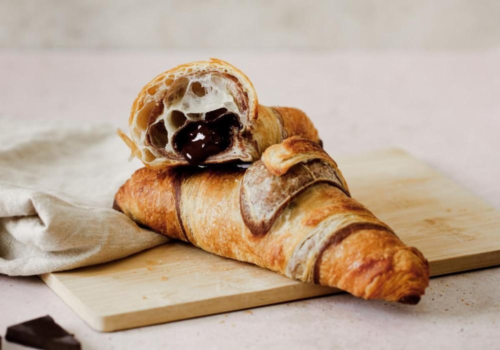 Rogljiči s čokolešnikovim polnilom 4 kos Domači izdelek - Akcija v trgovini E.Leclerc