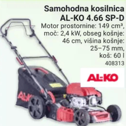 Samohodna kosilnica AL-KO 4.66 SP-D