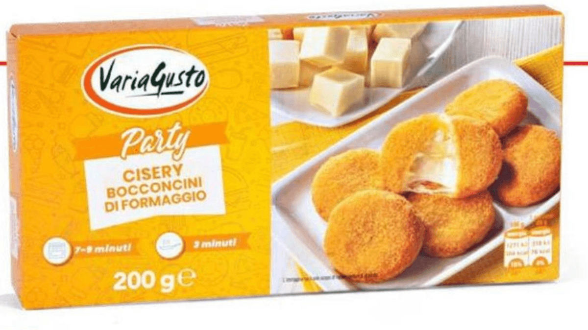 Varia Gusto Party panirani koščki Edamca 200 g Akcija v trgovini Eurospin