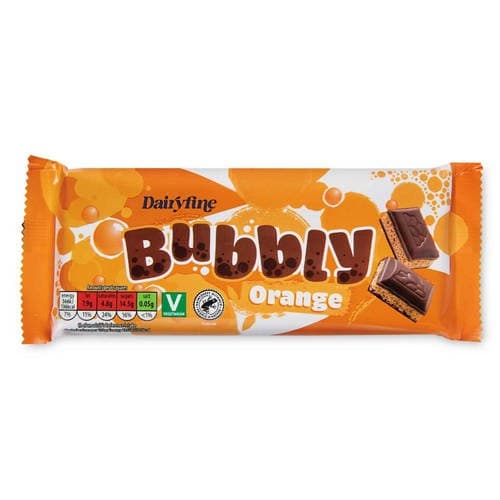 Dairyfine mlečna čokolada Bubbly 100 g Akcija v trgovini Hofer