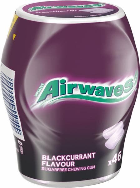 Airwaves Blackcurrant 64 g Akcija v trgovini Mercator