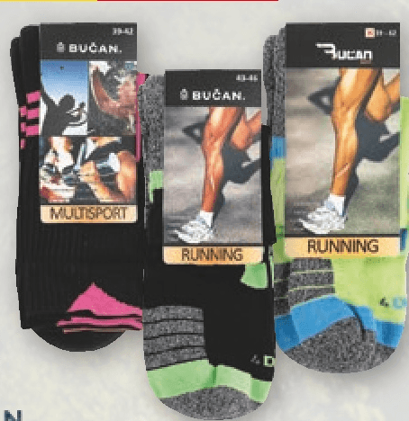 Bučan Športne nogavice - Akcija v trgovini Spar