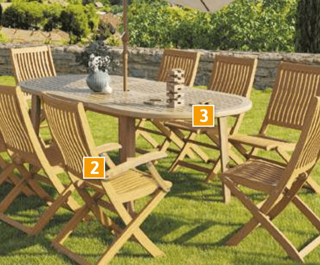 Raztegljiva ovalna miza - Akcija v trgovini E.Leclerc